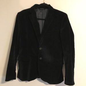 Zara Man black velvet blazer